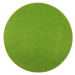 Kusový koberec Eton zelený 41 kruh - 250x250 (průměr) kruh cm Vopi koberce