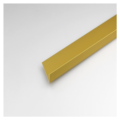 Profil uholníkový hliníkový zlatý 30x15x1000 MERKURY MARKET