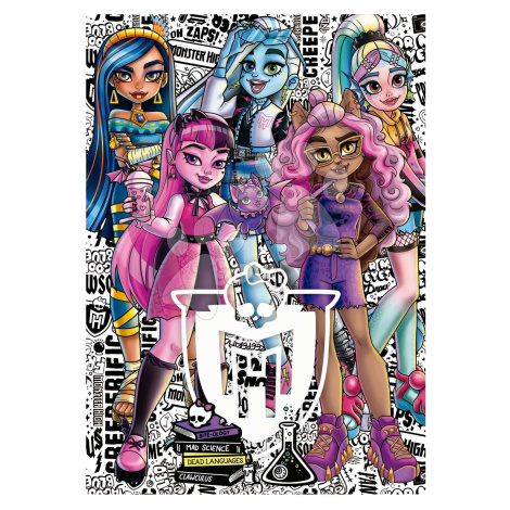 Puzzle Monster High Educa 500 dielov a Fix lepidlo