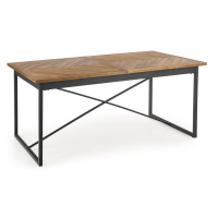 HALMAR Alvaro rozkladací jedálenský stôl dub medový / čierna