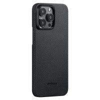 Kryt Pitaka MagEZ 4 600D case, black/grey twill - iPhone 15 Pro Max (KI1501PMA)