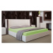Bavlnená zelená plachta na posteľ Zelená Zelená Šírka: 90 cm | Dĺžka: 200 cm