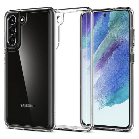 Samsung Galaxy S21 FE 5G SM-G990, Plastový zadný kryt + silikónový rám, Spigen Ultra Hybrid, pri