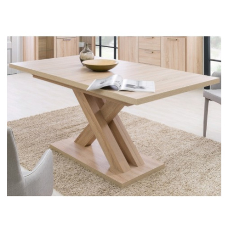 Rozkladací jedálenský stôl Avanti 160x90 cm, dub sonoma% Asko