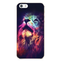 Odolné silikónové puzdro iSaprio - Lion in Colors - iPhone 5/5S/SE