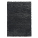 Kusový koberec Fluffy Shaggy 3500 grey Rozmery koberca: 80x150