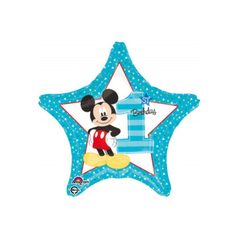 Balónik fóliový 1. narodeniny Mickey Mouse