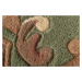 Ručne všívaný kusový koberec Lotus premium Green kruh Rozmery koberca: 120x120 kruh