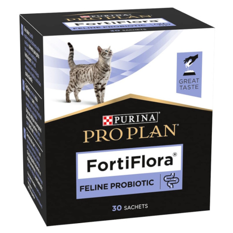 PURINA PRO PLAN Vet Diets FortiFlora probiotikum pre mačky 30x1 g