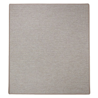 Kusový koberec Nature světle béžový čtverec - 180x180 cm Vopi koberce