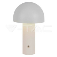 LED stolová lampa 1800mAH Batéria 150*250 3V1 Biela VT-1047 (V-TAC)