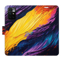 Flipové puzdro iSaprio - Fire Paint - Xiaomi Redmi 10