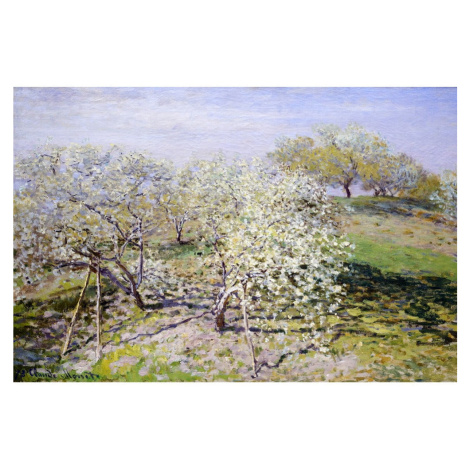 Reprodukcia obrazu Claude Monet - Spring, 90 × 60 cm