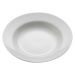 Biely porcelánový tanier na polievku Maxwell & Williams Basic Bistro, ø 22,5 cm