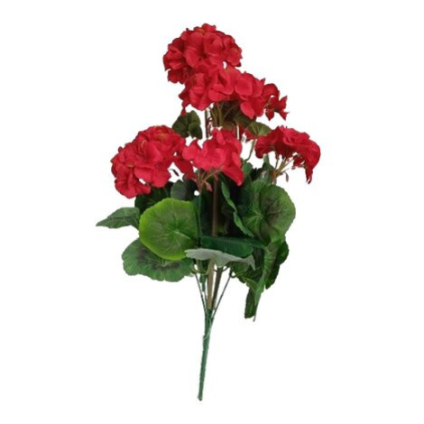 Umelá kvetina Muškát červená, 47 cm​