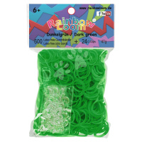 Rainbow Loom detské gumičky 22147 tmavozelené