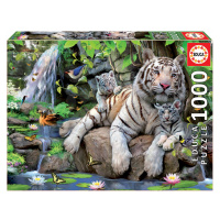 Educa Puzzle Tiger s tigríčatami 1000 dielikov 14808 farebné