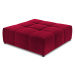 Červený zamatový modul pohovky Rome Velvet - Cosmopolitan Design