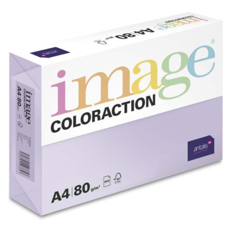 Image Coloraction kancelársky papier A4/80g, Tundra - pastelovo fialová (LA12), 500 listov