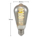 Lucande LED E27 ST64 4W 1 800K stmieva titán 5ks