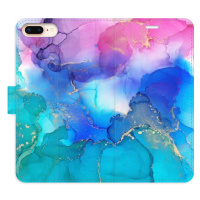 Flipové puzdro iSaprio - BluePink Paint - iPhone 7 Plus