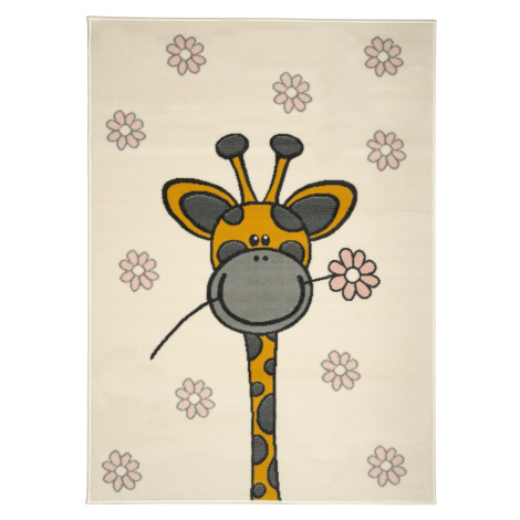 Dětský kusový koberec Žirafa - 120x170 cm Alfa Carpets