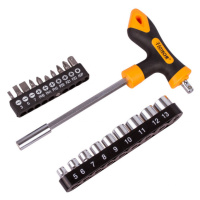 Skrutkovač typu T s príslušenstvom 1/4