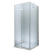 MEXEN/S - LIMA sprchovací kút 90x80, transparent, chróm 856-090-080-01-00