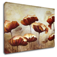Impresi Obraz Malované kvety - 90 x 60 cm