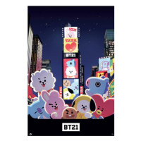 GBeye BT21 Times Square Poster 91,5 x 61 cm