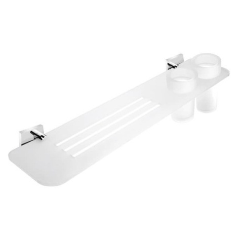 Nimco Keira polička vrátane poháre chróm KEX36058DW26