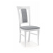 Jedálenská stolička Rado biela/sivá