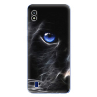 Odolné silikónové puzdro iSaprio - Black Puma - Samsung Galaxy A10
