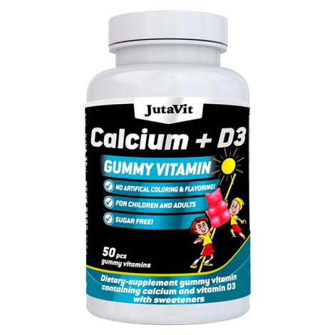 JUTAVIT Gumkáči vápnik + vitamín d3 - kids 50 kusov