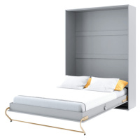 Sconto Sklápacia posteľ CONCEPT PRO CP-01 sivá, 140x200 cm, vertikálna