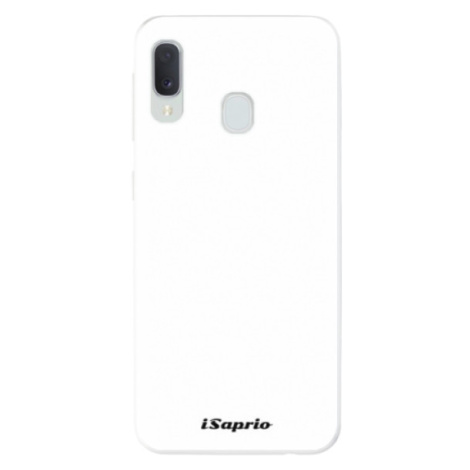 Odolné silikónové puzdro iSaprio - 4Pure - bílý - Samsung Galaxy A20e
