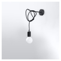 Čierne nástenné svietidlo Spider – Nice Lamps