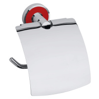 Držiak toaletného papiera Bemeta Trend-I chróm, červená 104112018C