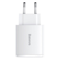 Baseus Quick Charge 30W 2xUSB White