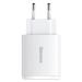 Baseus Quick Charge 30W 2xUSB White