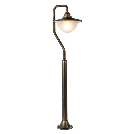 Klasický exteriérový lampáš starožitný zlatý 100 cm IP44 - Bruggy QAZQA