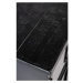 Čierna kovová vitrína 35x133 cm Ferre – White Label