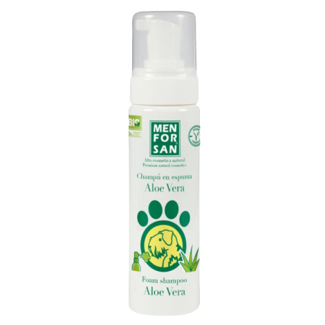 MEN FOR SAN penový šampón s aloe vera pre psov 200ml