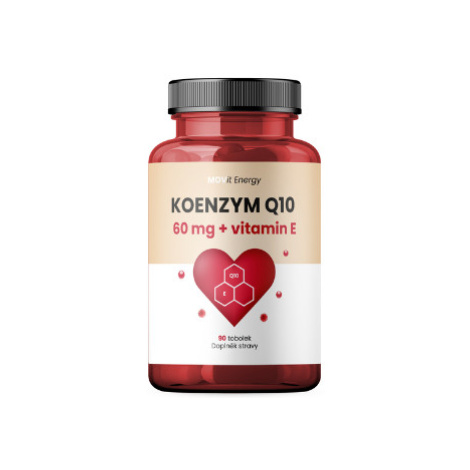 Koenzým Q10 60 mg + vitamín E MOVit Energy 90 kapsúl