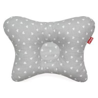 SCAMP Vankúšik Little Heart White Gray