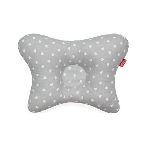 SCAMP Vankúšik Little Heart White Gray