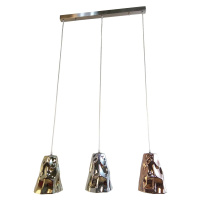 Závesná lampa KARE Crumble Dining Tricolore s dĺžkou 99 cm