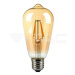 Žiarovka LED Filament E27 4W, 2200K, 350lm, ST64 VT-1964 (V-TAC)