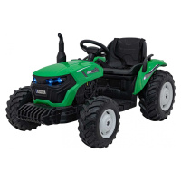 mamido Detský elektrický traktor GROW 1804 24V zelený