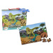 mamido  Puzzle pre deti skladačka Dinosaury 48 prvkov